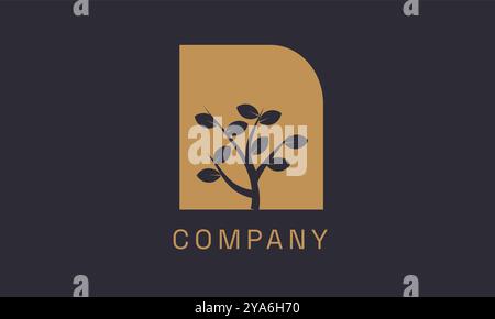Custom clean and modern logo design services for corporate identity branding, tailored to professional businesses seeking a sleek, timeless Stock Vector