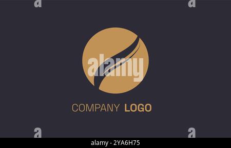 Custom clean and modern logo design services for corporate identity branding, tailored to professional businesses seeking a sleek, timeless Stock Vector