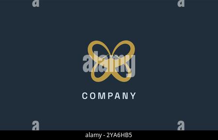 Custom clean and modern logo design services for corporate identity branding, tailored to professional businesses seeking a sleek, timeless Stock Vector