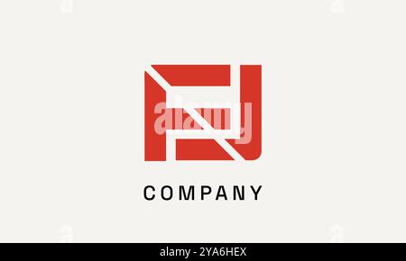 Custom clean and modern logo design services for corporate identity branding, tailored to professional businesses seeking a sleek, timeless Stock Vector