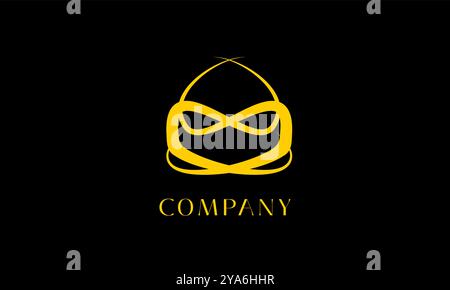 Custom clean and modern logo design services for corporate identity branding, tailored to professional businesses seeking a sleek, timeless, and high Stock Vector