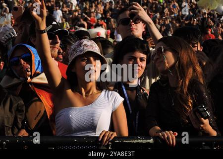 Itu, Sao Paulo, Brasil. 12th Oct, 2024. ITU (SP), 10/12/2024 - ENTERTAINMENT/FESTIVAL/TOMORROWLAND - The second day of Tomorrowland Brasil has good weather, lots of sun and heat for the public that already fills the Maeda farm in Itu in the interior of Sao Paulo. (Foto: Leandro Chemalle/Thenews2/Zumapress) (Credit Image: © Leandro Chemalle/TheNEWS2 via ZUMA Press Wire) EDITORIAL USAGE ONLY! Not for Commercial USAGE! Stock Photo