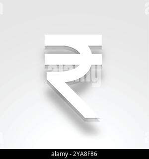3d style indian currency rupee sign background with growth arrow ...