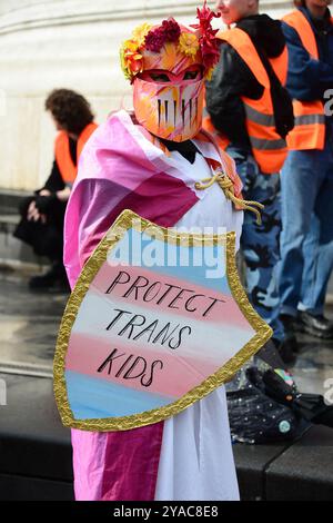 Paris, France. 12th Oct, 2024. 27th March of Trans and Intersex People ...