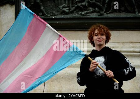 Paris, France. 12th Oct, 2024. 27th March of Trans and Intersex People ...