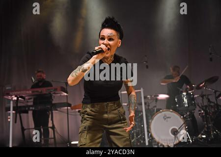 UK. 12th Oct, 2024. LONDON, ENGLAND - OCTOBER 12: Agnieszka Chylińska performing at Shepherd's Bush Empire on October 12, 2024 in London, England.CAP/MAR © MAR/Capital Pictures Credit: Capital Pictures/Alamy Live News Stock Photo