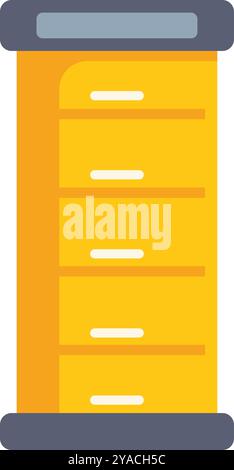 Honey extractor machine for harvesting honeycomb, equipment for beekeeping and apiculture Stock Vector