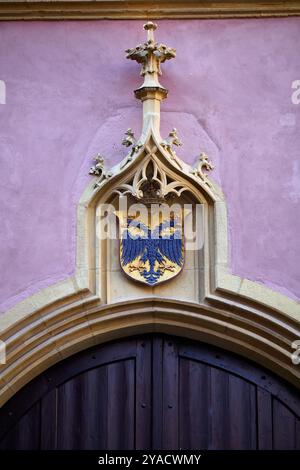 Street scenes and details from Colmar, Alsace, France, Europe showing the historic and colourful nature of the town. Stock Photo