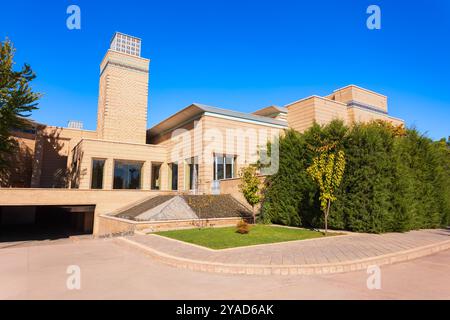 The Ismaili Centre in Dushanbe. Dushanbe is the capital city of Tajikistan. Stock Photo