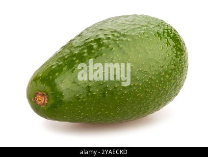avocado path isolated on white Stock Photo