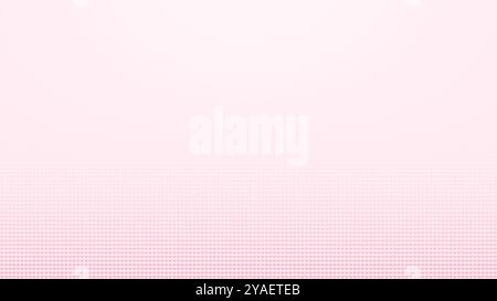Abstract halftone pattern made of small fading pink hearts on light pink background. Dotted pattern for template, brochure, business card, web page... Stock Photo