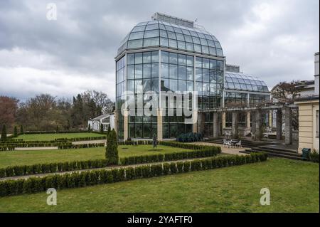 Krakow, Poland, March 25, 2024, Botanical garden and glasshouses of the university, Europe Stock Photo