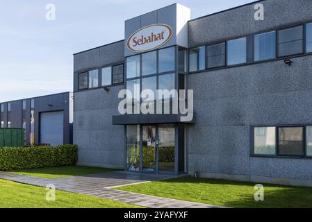 Neder-Over-Heembeek, Brussels, Belgium, 12 11 2021: The Sebahat Turkish food company, Europe Stock Photo