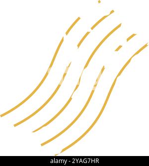 Abstract Wavy Lines Vector Art Stock Vector