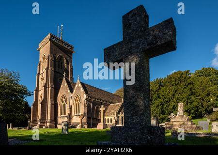 Somerset, October 12th 2024: St Etheldreda's Church in West Quantoxhead, Somerset Stock Photo