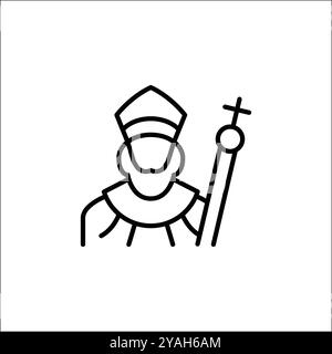 Saint Patrick icon Stock Vector