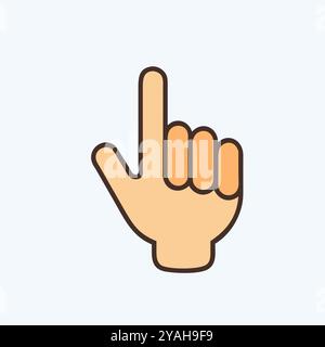 Gesture Emoji vector art image. Stock Vector