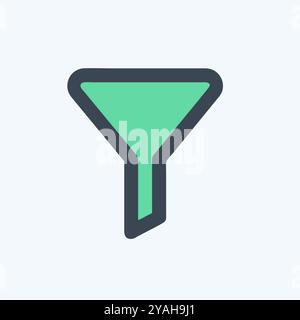 filter icon vector art images. Stock Vector