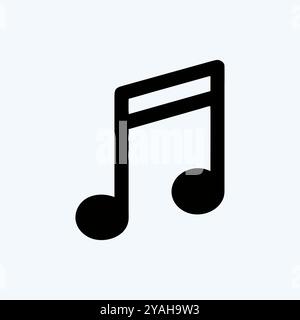 music note icon Stock Vector