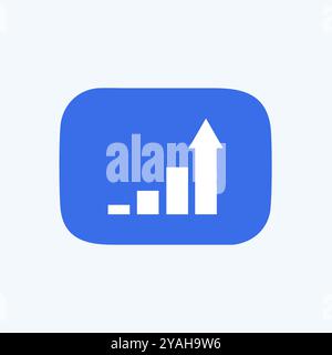 Trending icon vector art images Stock Vector