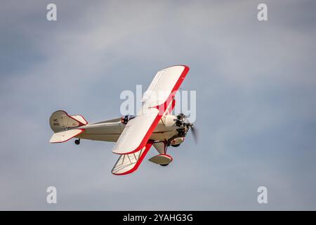 Curtiss-Wright Travel Air 4000 'NC 8115', Old Warden Airfield, Biggleswade, Bedfordshire, England, UK Stock Photo