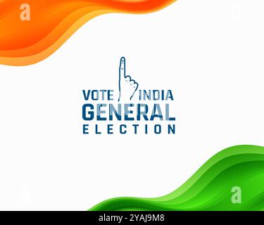 vote for indian election background for political awareness vector ...