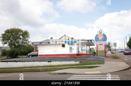 Knoxville, TN, USA-Sept. 18, 2024: Dating to the 50s, The Original Freezo, is on North Central. Stock Photo