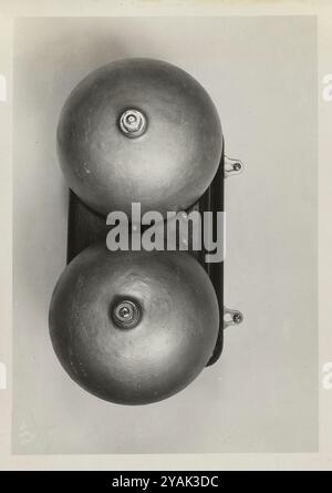 Vintage Swiss telephones. Additional alarm clock. Switzerland. 1925 Stock Photo