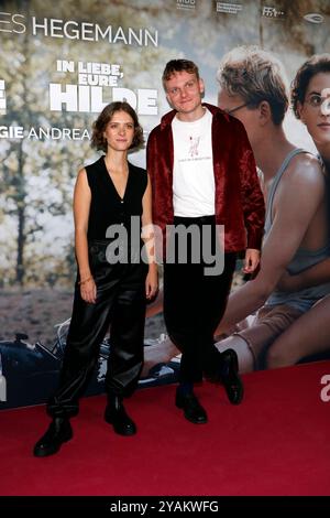 Liv Lisa Fries und Johannes Hegemann bei der Premiere von IN LIEBE, EURE HILDE im Kino in der Berliner Kulturbrauerei, Berlin am 14.10.2024 *** Liv Lisa Fries and Johannes Hegemann at the premiere of IN LIEBE, EURE HILDE at the cinema in Berlins Kulturbrauerei, Berlin on 14 10 2024 Stock Photo