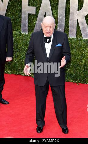 Don Rickles pictured at The The Vanity Fair Oscar Party at Sunset Tower Hotel in Los Angeles, CA February 27, 2011 © Kabik / MediaPunch Stock Photo