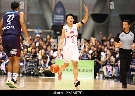 Kanagawa, Japan. 13th Oct, 2024. Sota Okura (Alvark) Basketball : 2024-25 B.LEAGUE B1 game between Yokohama B-Corsairs - Alvark Tokyo at Yokohama International Swimming Pool in Kanagawa, Japan . Credit: Yohei Osada/AFLO SPORT/Alamy Live News Stock Photo