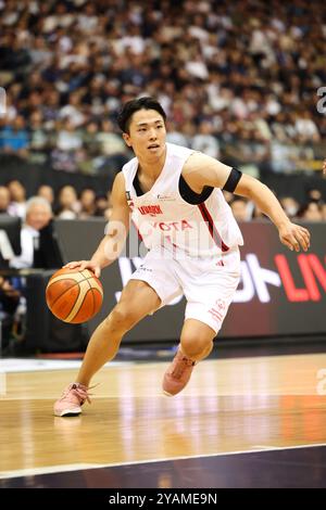 Kanagawa, Japan. 13th Oct, 2024. Sota Okura (Alvark) Basketball : 2024-25 B.LEAGUE B1 game between Yokohama B-Corsairs - Alvark Tokyo at Yokohama International Swimming Pool in Kanagawa, Japan . Credit: Yohei Osada/AFLO SPORT/Alamy Live News Stock Photo