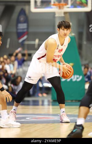 Kanagawa, Japan. 13th Oct, 2024. Taiki Osakabe (Alvark) Basketball : 2024-25 B.LEAGUE B1 game between Yokohama B-Corsairs - Alvark Tokyo at Yokohama International Swimming Pool in Kanagawa, Japan . Credit: Yohei Osada/AFLO SPORT/Alamy Live News Stock Photo