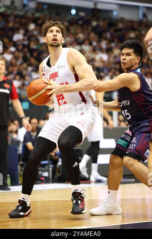 Kanagawa, Japan. 13th Oct, 2024. Ryan Rossiter (Alvark) Basketball : 2024-25 B.LEAGUE B1 game between Yokohama B-Corsairs - Alvark Tokyo at Yokohama International Swimming Pool in Kanagawa, Japan . Credit: Yohei Osada/AFLO SPORT/Alamy Live News Stock Photo