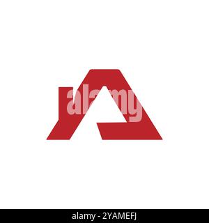House Logo Template Design Vector. House icon Vector simple flat logo symbol , Emblem, Design Concept, Creative Symbol, Icon Stock Vector