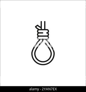 Noose icon Stock Vector