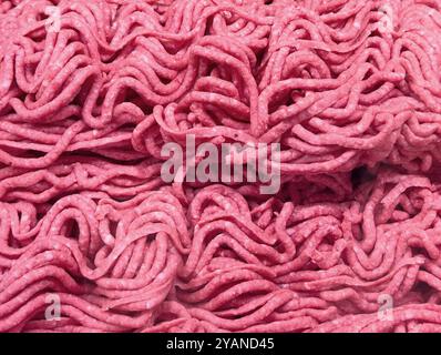 Minced meat, pork, beef, forcemeat texture background. Raw minced beef meat Stock Photo
