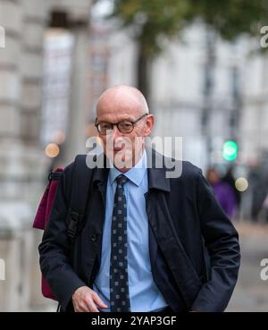 London, England, UK. 15th Oct, 2024. Pat McFadden, chancellor of the Duchy of Lancaster Arrives at Cabinet office Credit: Richard Lincoln/Alamy Live News Stock Photo