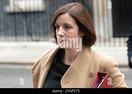 London, UK. 15 Oct 2024. Bridget Phillipson - Secretary of State for Education departs a cabinet meeting in Downing Street: Justin Ng/Alamy Live News. Stock Photo