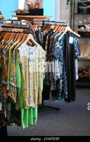 Caption - Opening of the new St Luke's Plymouth shop in Ivybridge.       Photo by Paul Slater Images Ltd Stock Photo