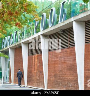 Corby East Midlands International Swimming Pool, England. Stock Photo