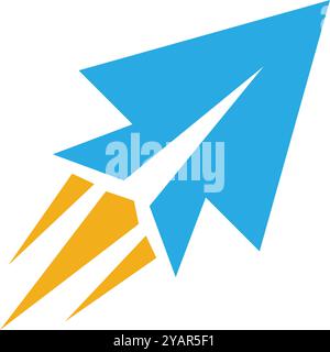 Rocket logo icon design template Stock Vector