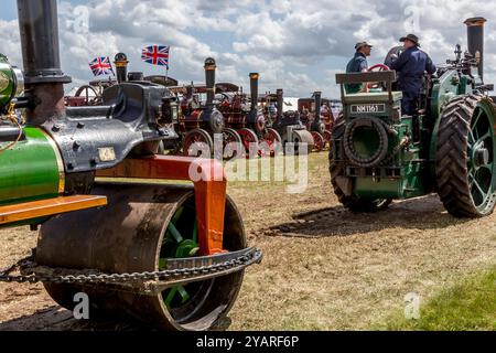 Steam Engine Rally and Country Fair Weeting Stock Photo