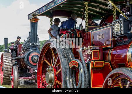 Steam Engine Rally and Country Fair Weeting Stock Photo