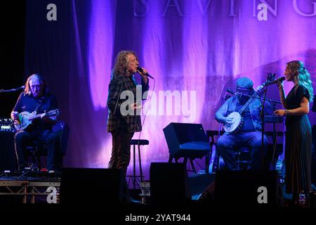 Robert Plant performs live featuring Suzi Dian the saving grace tour in Turin, Italy Stock Photo