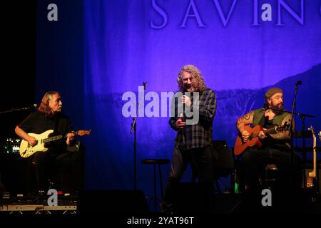 Robert Plant performs live featuring Suzi Dian the saving grace tour in Turin, Italy Stock Photo