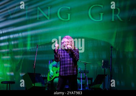 Robert Plant performs live featuring Suzi Dian the saving grace tour in Turin, Italy Stock Photo