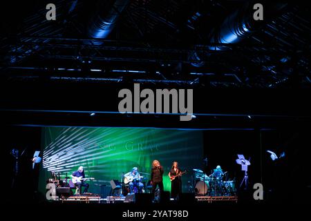 Robert Plant performs live featuring Suzi Dian the saving grace tour in Turin, Italy Stock Photo