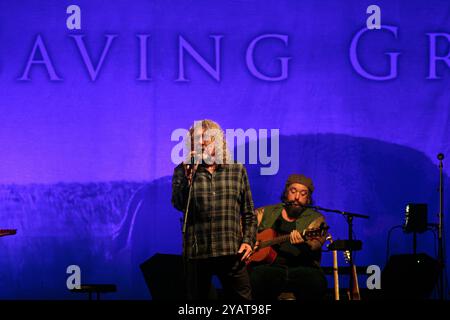 Robert Plant performs live featuring Suzi Dian the saving grace tour in Turin, Italy Stock Photo