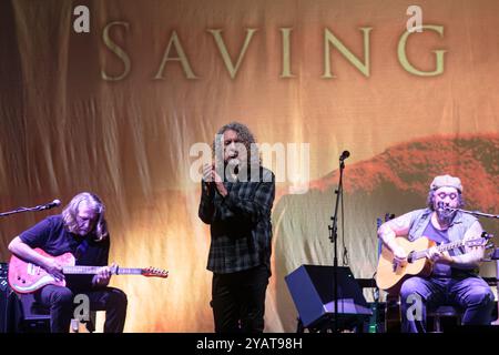 Robert Plant performs live featuring Suzi Dian the saving grace tour in Turin, Italy Stock Photo